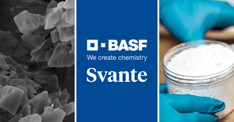 BASF Chemical Manufacturers x Svante Technologies Inc. Logos